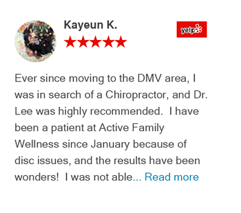 Headaches 28 Review by Kayeun on Yelp for Active Family Wellness Clinic in Fairfax,VA
