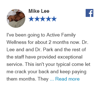 Headaches 36 Review by Mike on Facebook for Active Family Wellness Clinic in Fairfax,VA